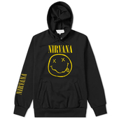 摇滚涅槃乐队长袖 卫衣 Nirvana带帽连帽衫 kurt cobain笑脸标志经典
