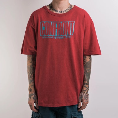 OVRUIN乐队摇滚复古高街潮流T恤