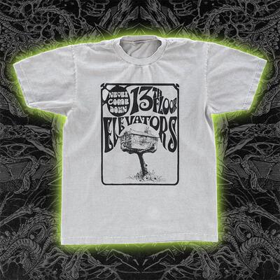 电梯13楼乐队美式朋克宽松短袖夏