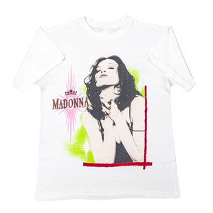 Madonna麦当娜Like A Prayer宛如祈祷专辑摇滚美式复古短袖女T恤