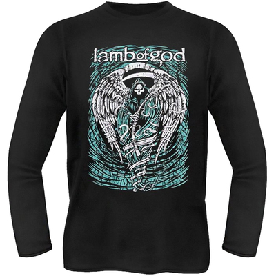 lambofgod上帝羔羊乐团长袖T恤男