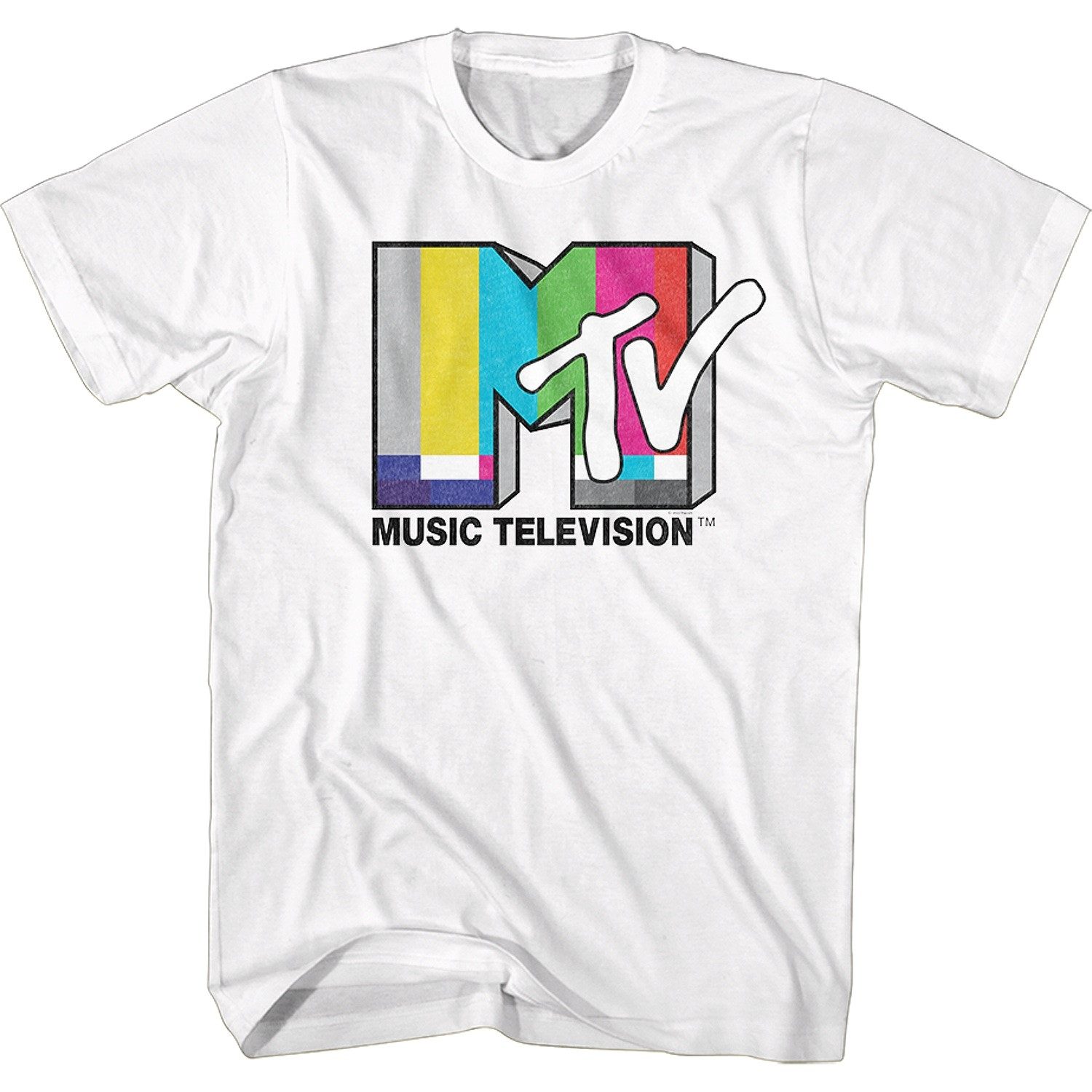 2022 Summer MTV LOGO music retro American street fashion brand loose oversized dark gray T-shirt thumbnail 3