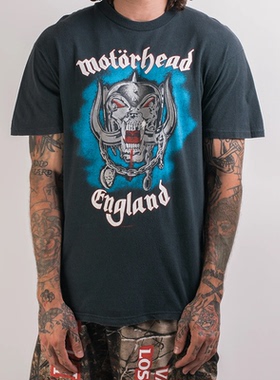 Motorhead摩托头乐队专辑Motorizer英国重金属团 美式男女短袖T恤