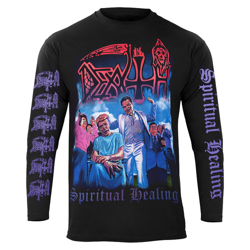 Death金属乐队摇滚美式长袖T恤男