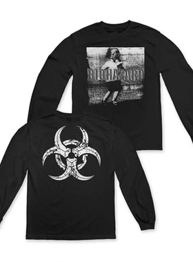 新款秋冬季Biohazard生化危机乐队硬核摇滚欧纯棉圆领长袖T恤男