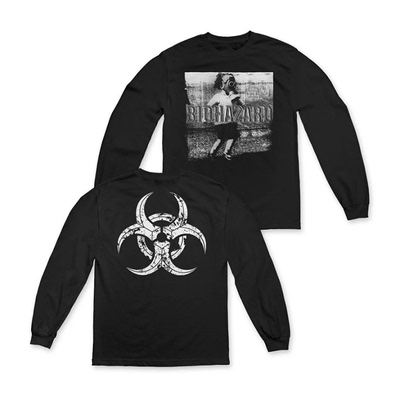 Biohazard生化危机乐队长袖T恤男