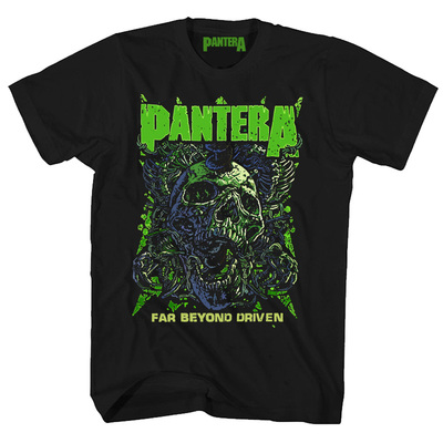 朋克乐队金属骷髅头男士短袖t恤