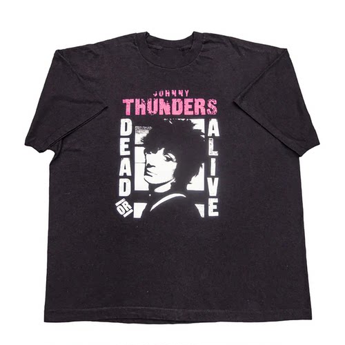 JohnnyThunders摇滚音乐人T恤男