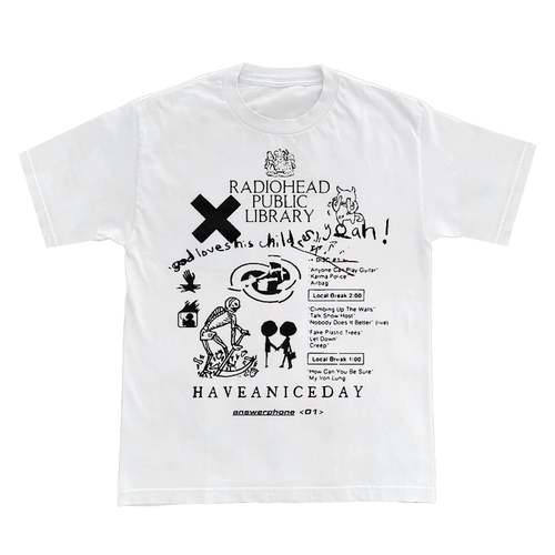 Radiohead电台司令美式简约T恤男