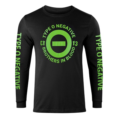 TypeONegative纯棉长袖T恤男士