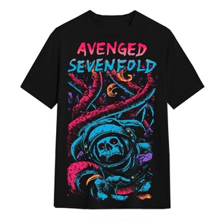 Avenged Sevenfold七倍报应乐队黑金属乐队暗黑美式宽松男T恤短袖