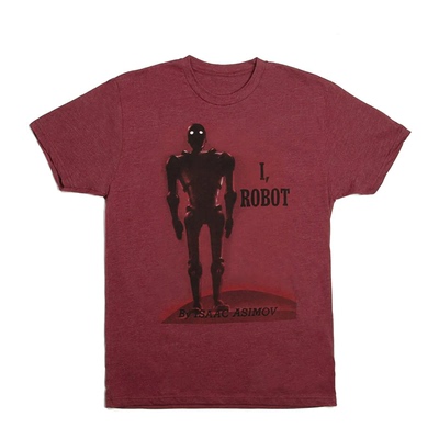 I,Robot我，机器人文学短袖T恤