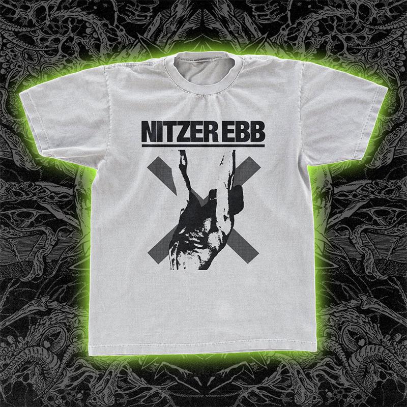 电子工业乐队NitzerEbb复古短袖