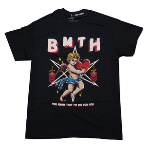 英国乐队小众Bring Me The Horizon飞越地平线乐团美式复古T恤