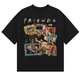 Friends老友记周边美式 Shirt 复古休闲宽松重磅男士 纯棉T恤短袖
