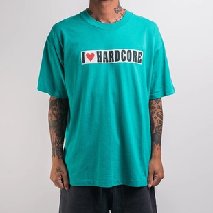 battery youth crew日本电池青年组硬核摇滚美式宽松直喷男女T恤