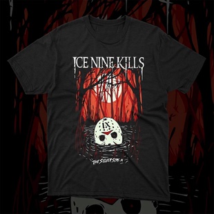 金属核乐队ICE NINE KILLS黑金属暗黑男美式复古纯棉宽松T恤短袖