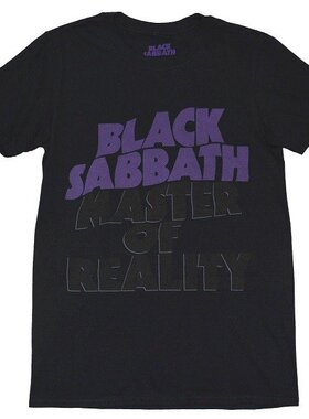 BLACK SABBATH Master Of Reality黑色安息日 重金属摇滚乐队T恤