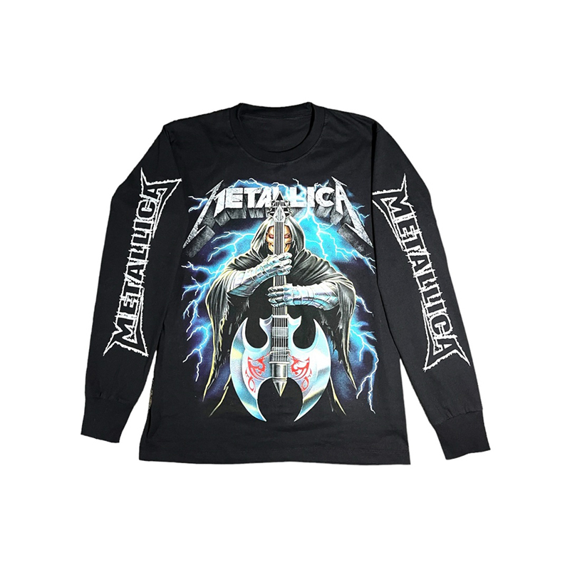 Metallica金属之王乐队长袖T恤男