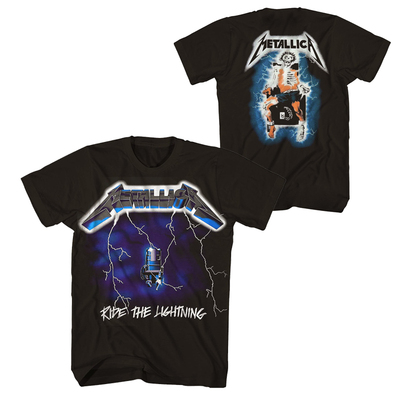 Metallica短袖摇滚复古T恤