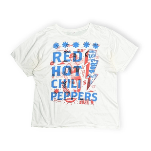 Red Hot Chili Peppers红辣椒乐队RHCP美式vintage高街短袖男T恤