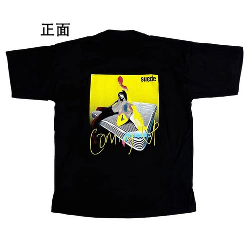 SUEDE山羊皮乐队英式摇滚复古T恤