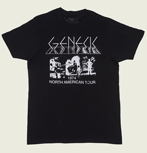 GENESIS BAND TOUR197 创世纪乐队巡演1974美式复古简约独短袖T恤