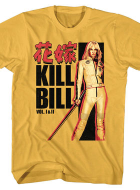 2003杀死比尔Kill Bill The Bride  Mens T-Shirt经典电影联名T恤