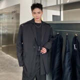 2025年春季新款假二件西服铁环装饰青年流行西装A345-1865-P150，男装西服套装，电商A345