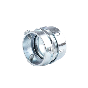 包塑金属软管接头卡套三柱式接头蛇皮管接头DKJ三颗螺丝接头