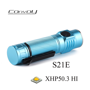 Convoy毛裤青色S21E XHP50.3 HI 手电筒21700 Type-c户外钓鱼露营