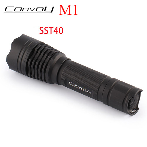 Convoy毛裤M1配SST40 Led强光便携手电筒18650露营灯登山钓鱼