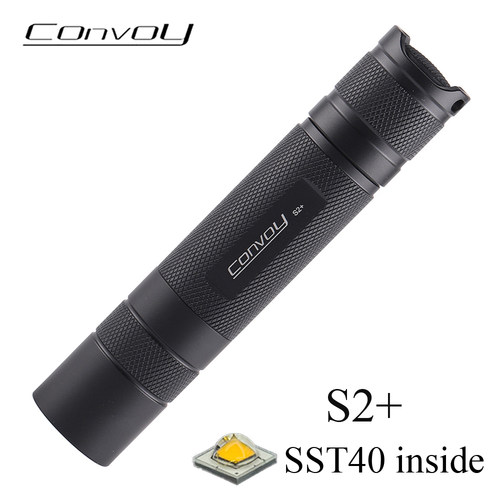 Convoy毛裤S2+强光远射手电筒