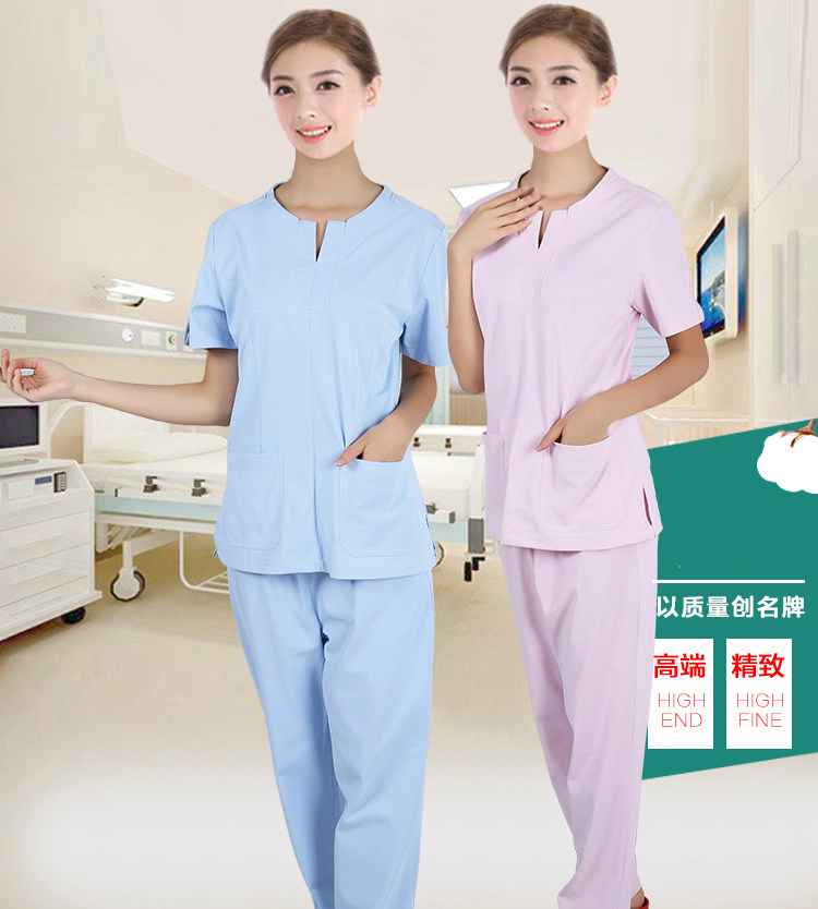 新款护士服分体套装长袖冬装女短袖夏装口腔牙科美容工作服医生服