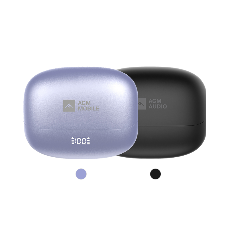 AGM Open Bud1开放式夹耳式蓝牙耳机主动降噪生活防水超长续航