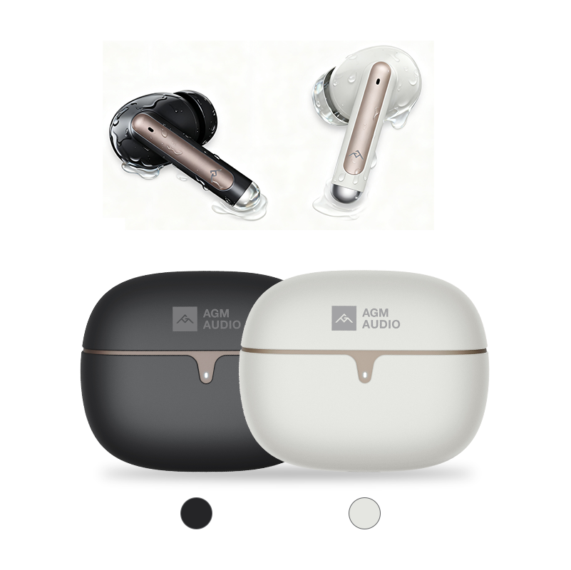 AGM Bud5蓝牙无线耳机生活防水半入耳式TWS耳机