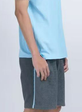 E阁江门广雅校服高中男生短裤2025新青少年夏季灰色运动晨练短裤