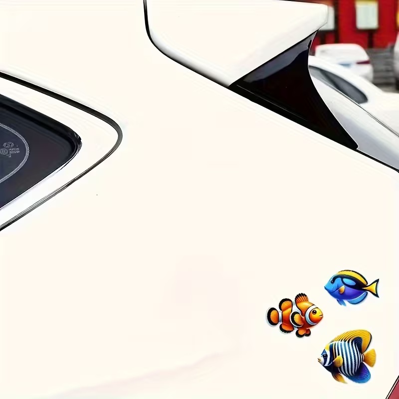 小丑鱼车贴装饰电动车摩托创意