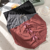 大码 无痕透气三角裤 内裤 女胖mm200斤中腰性感舒适柔软不勒腿薄款