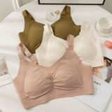 Поддерживающее нижнее белье, тонкий бюстгальтер без косточек, бюстгальтер-топ, большой размер, красивая спина