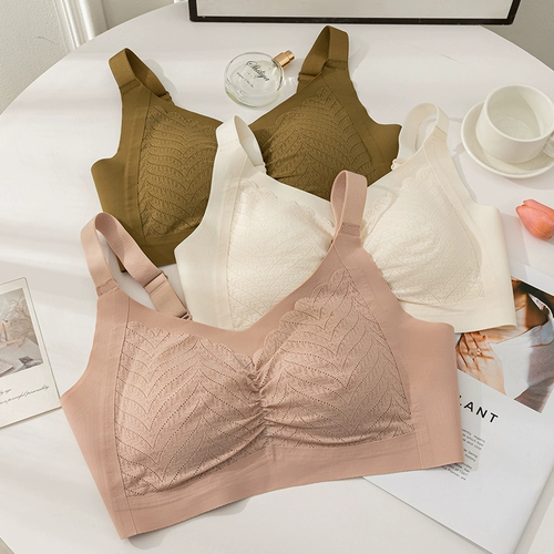 Поддерживающее нижнее белье, тонкий бюстгальтер без косточек, бюстгальтер-топ, большой размер, красивая спина