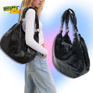 仅一批新款 外贸单欧美风辣妹单肩包复古轻奢简约百搭大容量托特包