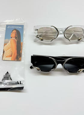 出口单赛博朋克复古辣妹墨镜集合