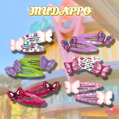 千禧Y2K女孩可爱复古糖果色发夹