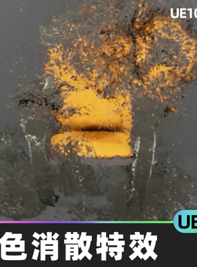Niagara Dissolve Absorption Effect人物传送溶解特效虚幻UE4UE5