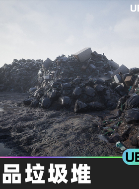 Heaps and Piles高度优化碎片轮胎废品垃圾堆UE5.1混乱模型资源