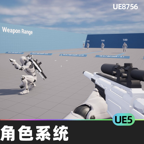 TPS FPS Character System v2角色系统5.2虚幻UE5蓝图射击游戏