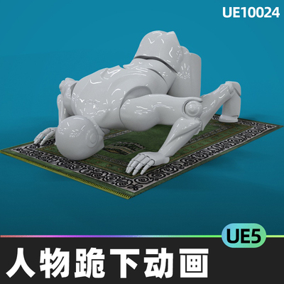 Islam Pray Animations Islamic praying人物跪下动画5.4虚幻UE5