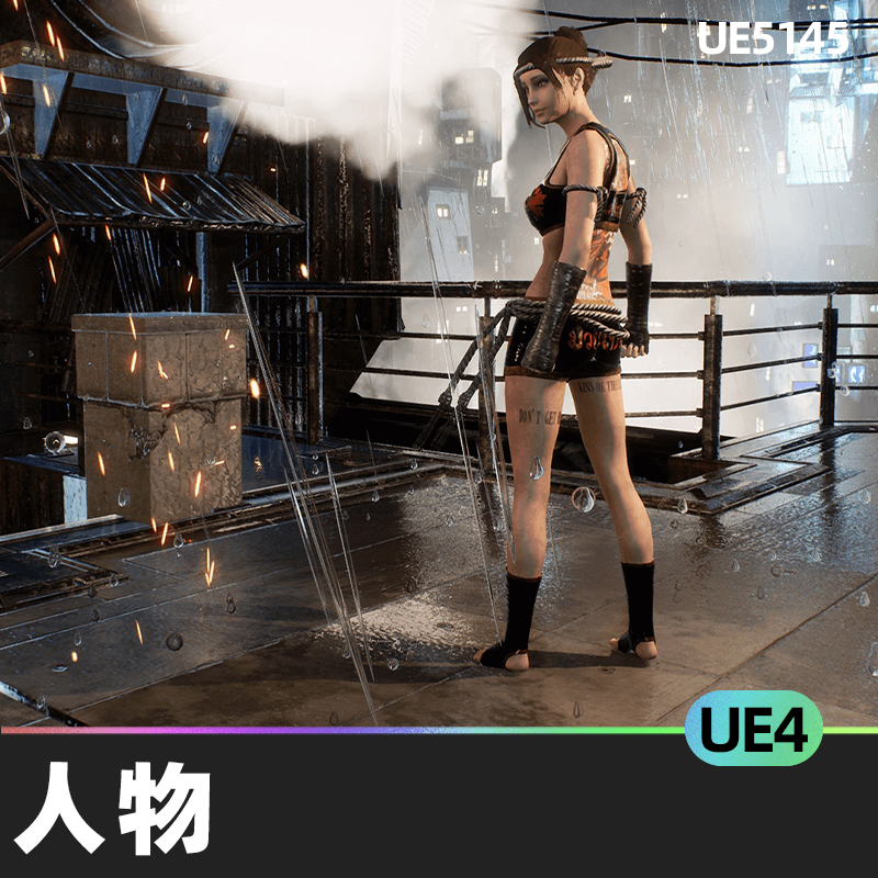 LP287 Character P2人物UE4人物角色虚幻引擎第三人称射击游戏