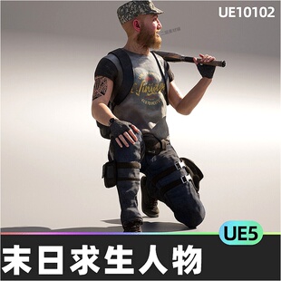 Post Apocalyptic Clothing - Vol 1末日求生人物角色5.4虚幻UE5